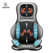 Comfier Shiatsu Neck & Back Massager Chair, 2D/3D Back Massage Cushion with Heat, Massage Pad with Air Compression, Massage Chair Pad for Shoulder Neck and Back Waist Hips,Full Body gift for men/women