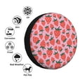 thumbnail image 4 of Rateoe Cartoon Strawberry Pattern Tire Cover Wheel Protectors Weatherproof Wheel Covers Universal Fit for Trailer Rv SUV Truck Camper Travel Trailers Accessories-17 inch, 4 of 6