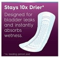 thumbnail image 2 of Poise Ultra Thin Incontinence Pads for Women, Light Absorbency, Regular Length, 72 Count, 2 of 4