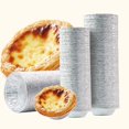 thumbnail image 1 of 100 piezas de papel de aluminio desechable para hornear galletas Muffin Cupcake huevo tarta molde LingWen 8390615538619, 1 of 1