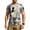 U8-Coffee, variant on Short Sleeve Camo Shirts for Men Camouflage Button Camo Shirts Casual Lightweight Crew Neck T-Shirt Top Pullover,Blue S