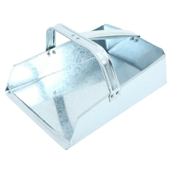 Stainless Steel Mini Hand Pan Dustpan for Kitchen Outdoor Yard and Garage Cleaning 1 Set