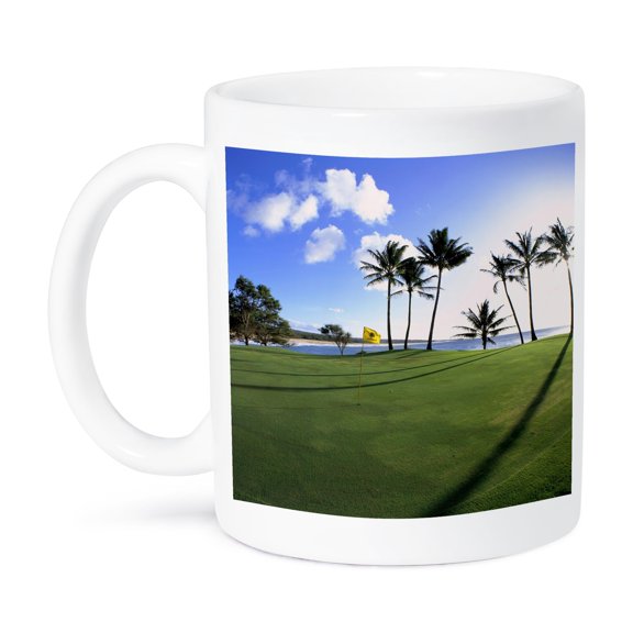 3dRose, Kaluakoi Golf Course, Molokai, Hawaii - US12 DPB0082 - Douglas Peebles, 15oz Mug