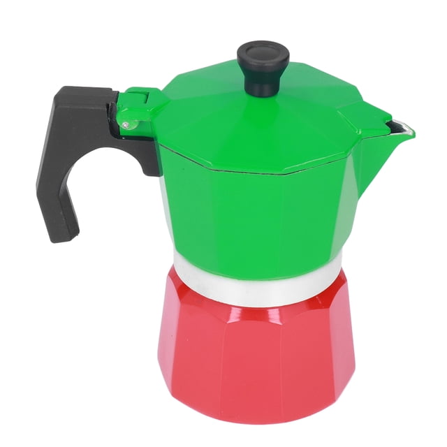 Moka Pot, Thicken Portable Stovetop Coffee Maker for Kitchen for Household 3 Cup 150ml