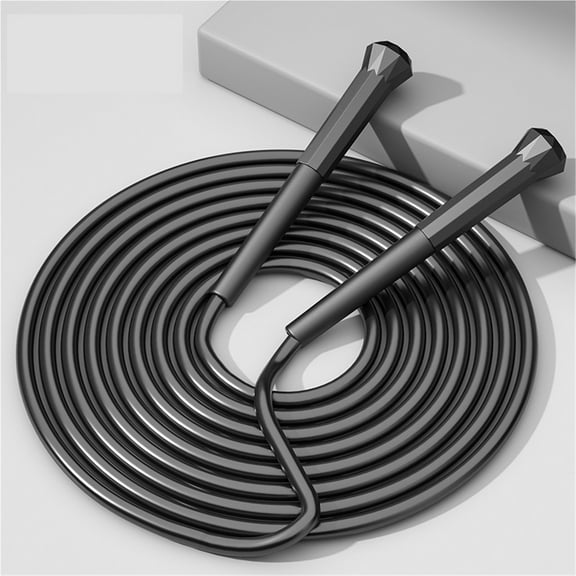 WEIKE 2pcs Speed jumping rope with handle, lightweight jumping rope, adult fat burning fitness jumping rope