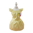 thumbnail image 2 of NIBOLOG Pet Dress Flower Decor Tight Waist Solid Colors Summer Dog Two-legged Clothes for Outdoor, 2 of 8