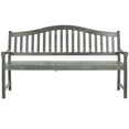thumbnail image 4 of Safavieh Mischa Indoor/Outdoor Acacia Bench with Center Lift, 4 of 7