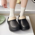 thumbnail image 4 of HNMKIU Womens Slippers with 2026 Platform Design Summer Non Orthopedic Slides with 3.5 Inch Thick Sole Breathable Closed Toe Mules for Beach Pool EVA Summer Shoes for Women Black,40, 4 of 6