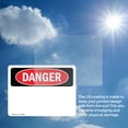 thumbnail image 6 of (2 Pack) Danger Blank Write-On OSHA Danger Sign 24 Inch X 18 Inch Vinyl Label Decal Sticker Weather Resistant, UV Protected for Workplace, Business, and Construction Site, Made in the, 6 of 7