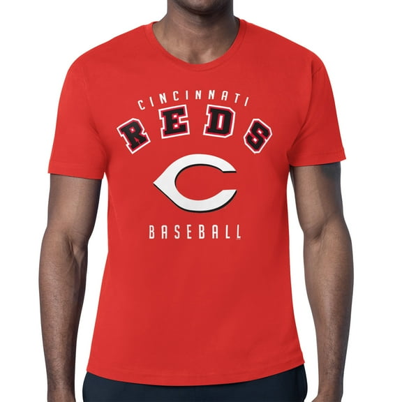 Men's Starter Red Cincinnati Reds Team Logo T-Shirt