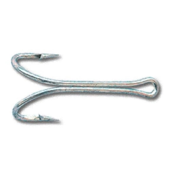 Mustad Classic Double I.P. Hook, Size 22, 1X Short Shank, Heavy Wire, Ringed Eye