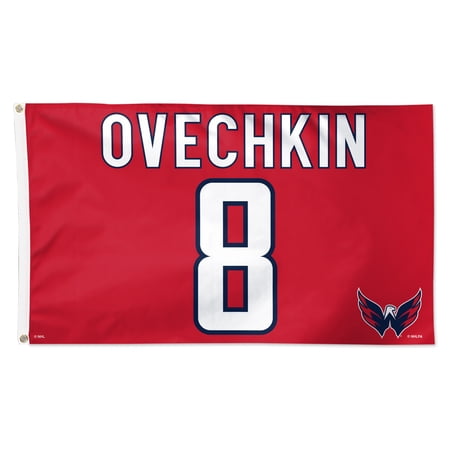 WinCraft Alexander Ovechkin Washington Capitals 3 x 5 One-Sided Deluxe Player Flag
