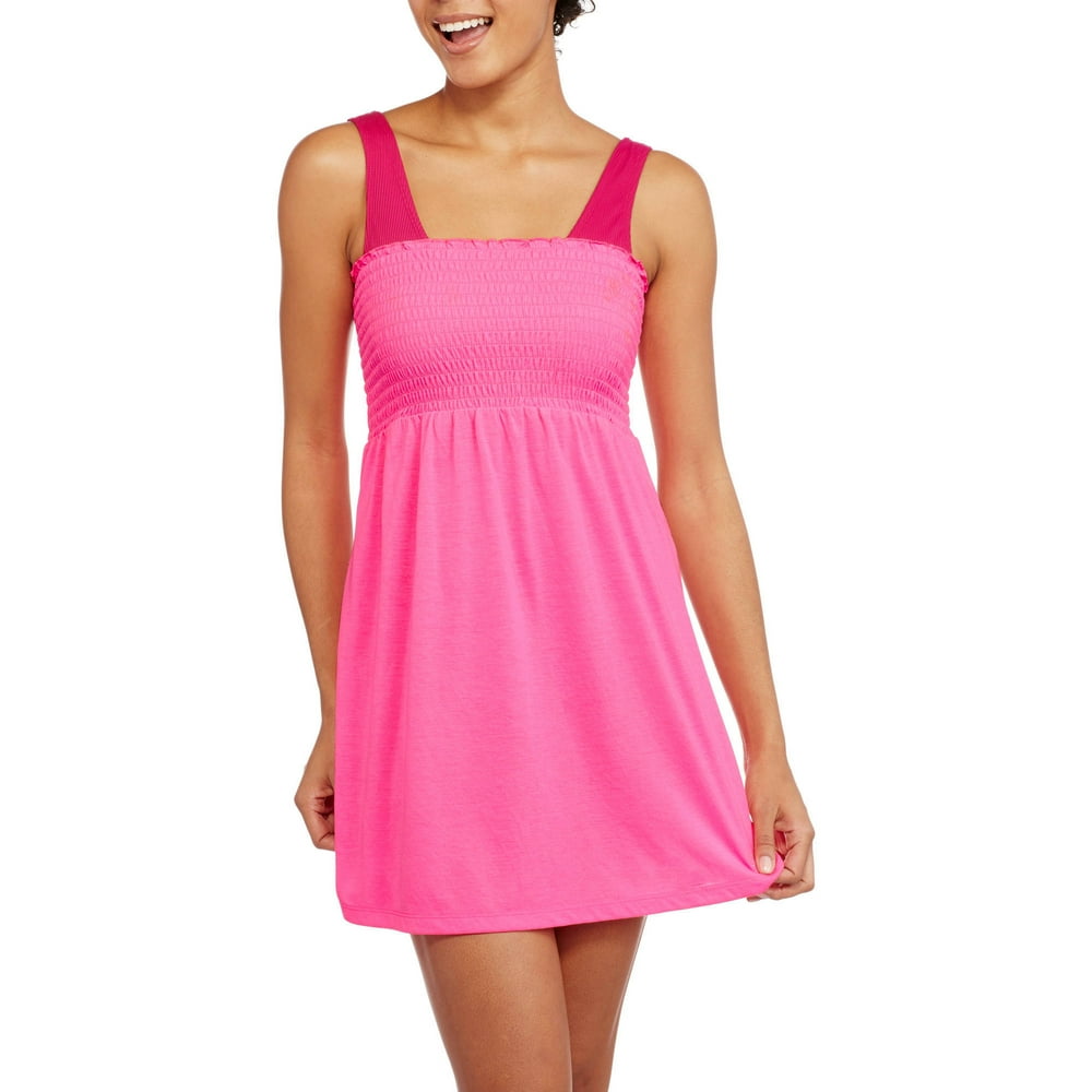 Ocean Pacific Juniors Swim Smocked Bandeau Swim CoverUp Walmart