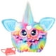 thumbnail image 3 of Furby Tie Dye Peluche Interactivo con 15 Accesorios de Moda, 3 of 4