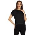 thumbnail image 1 of Inkmeso T-shirt à Épaules Tombantes et Col Rond pour Femmes, Coupe Décontractée pour l'Été, 1 of 7