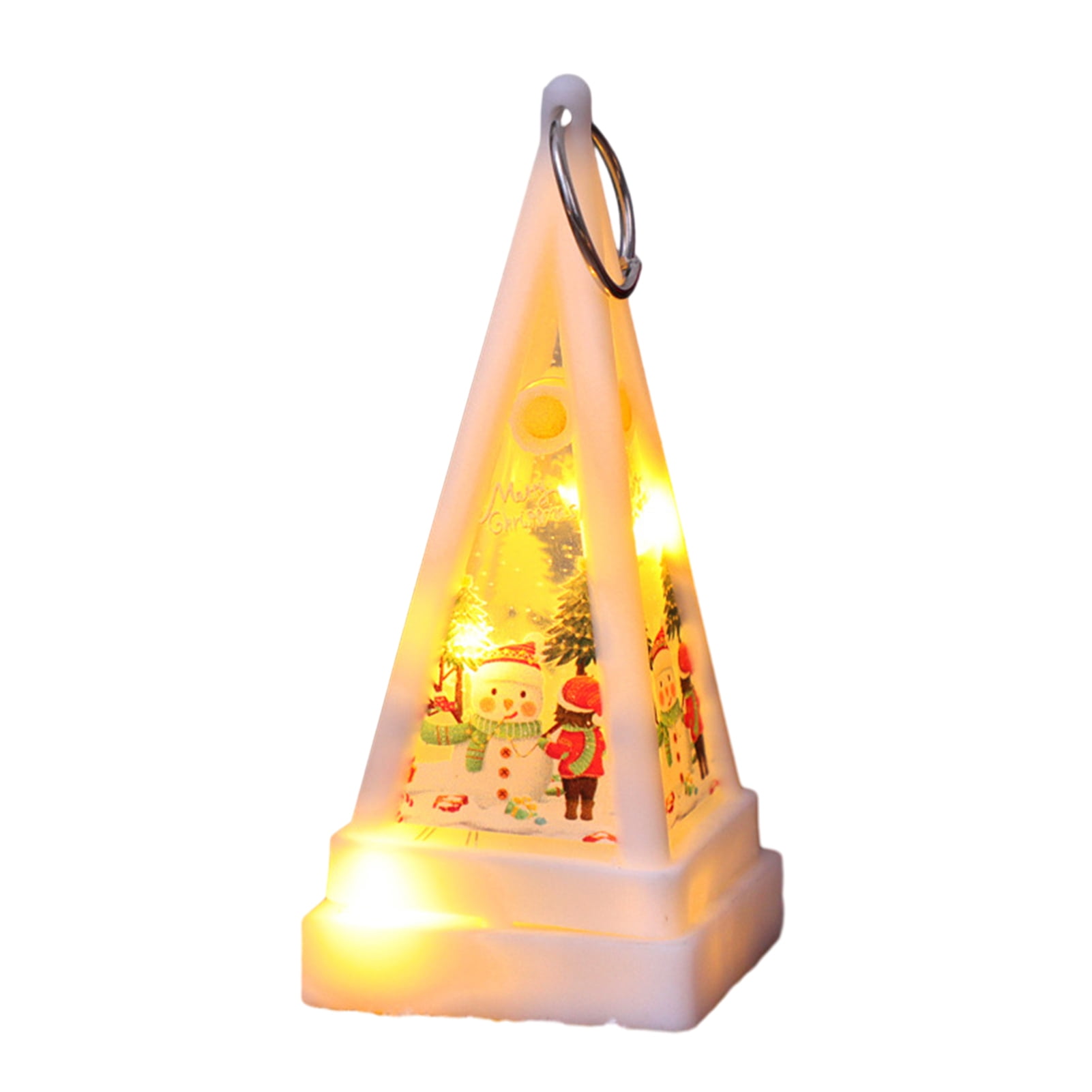 YMH Christmas Night Light Cute Christmas Scene Lights Festive Santa