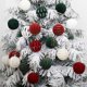 thumbnail image 2 of Yuarrent Maravillosos adornos de bolas colgantes para decoración para fiesta de Navidad, colgante de esferas navideñas de Color elegante Kits de decoración para fiestas Estilo 6, 2 of 6