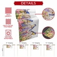 thumbnail image 5 of Spring Floral Short Table Runner 36 Inches Long, Summer Birds Botanical Fence Cotton Linen Table Runners Dresser Scarves, Fabric Tabletop Scarf Furniture Cover for Home Dinner Party Decor 13"x36", 5 of 8
