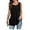 Black, variant on Bliwov Womens Tank Tops Eyelet Embroidery Pleated Shirt 2024 Summer Crew Neck Sleeveless Trendy Loose Fashion Clothes