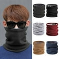 thumbnail image 2 of Ruanlalo Unsiex Cycling Neck Wrap Thick Soft Plush Elastic Regular Fit Warm Windproof Cold Resistant Color Color Outdoor Skiing Skating Neck Warmer, 2 of 6