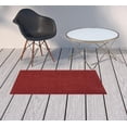 thumbnail image 2 of 2' X 4' Brick Red Non Skid Indoor Outdoor Runner Rug, 2 of 5