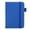 Blue, variant on Single A7 Blank Notebook, Pocket-Sized Notebook With Built-In Pen Loop, Portable Memo Journal For Campus Study Workplace Meeting Notes Travel Sketching