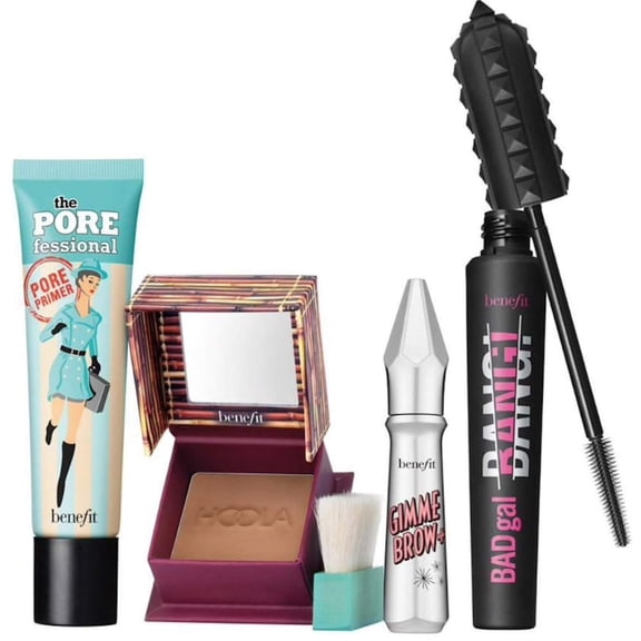Set de miniaturas Set Benefit icons de 3 piezas con imprimador, máscara y bronceador