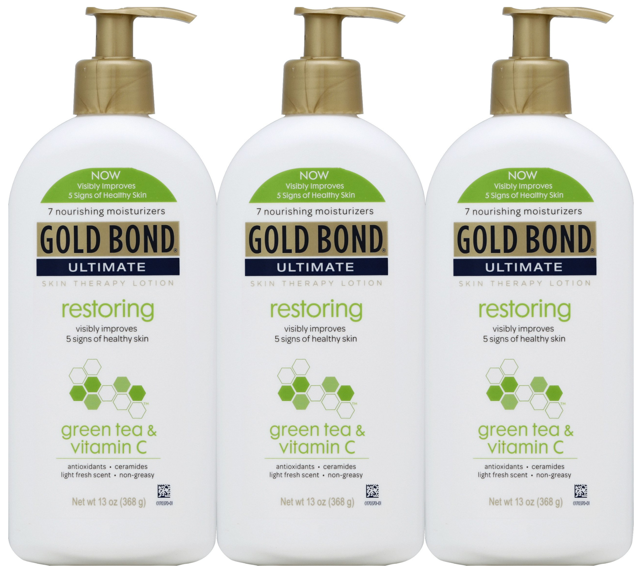 Gold Bond Ultimate Restoring Lotion, with Vitamin C and Green Tea, 13