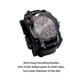 thumbnail image 5 of Reloj de pulsera para hombre, reloj de pulsera punk, reloj de pulsera versátil para hombre, reloj de cuero Negro, 5 of 9