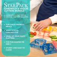 thumbnail image 4 of Cortador de sándwich para niños, molde de pan, cortador de sándwich, forma linda, perfecto para accesorios de cajas de almuerzo Bento, 4 of 4