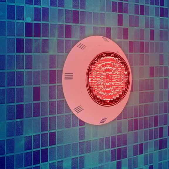 36W RGB LED Underwater Pool Light with Remote Control, IP68 Waterproof, 7 Colors & 15 Modes for Swimming Pools, Bathtubs & Aquariums