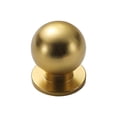 thumbnail image 2 of ONFD Round Brushed Brass Cabinet Knobs Kitchen Drawer Pulls For Home, 2 of 4