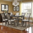thumbnail image 1 of Cosmic Homes 7 Pcs Dining Table Set for 6 Grey | Modern Dining Chairs Set of 6 & Dining Room Table | Table a Manger, Chaise de Cuisine | Table and Chairs Set Kitchen | Grey Kitchen Table Set, 1 of 7