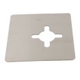thumbnail image 3 of 2Pcs Stainless Steel Repair Plate Deadbolt Door Knob Circular Lock Home Hardware, 3 of 10