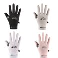 thumbnail image 2 of Guantes de seda de hielo para hombres y mujeres, de verano, transpirables, de secado rápido, finos, para montar al aire libre, conducir, antideslizantes, protector solar, pesca, 2 of 5
