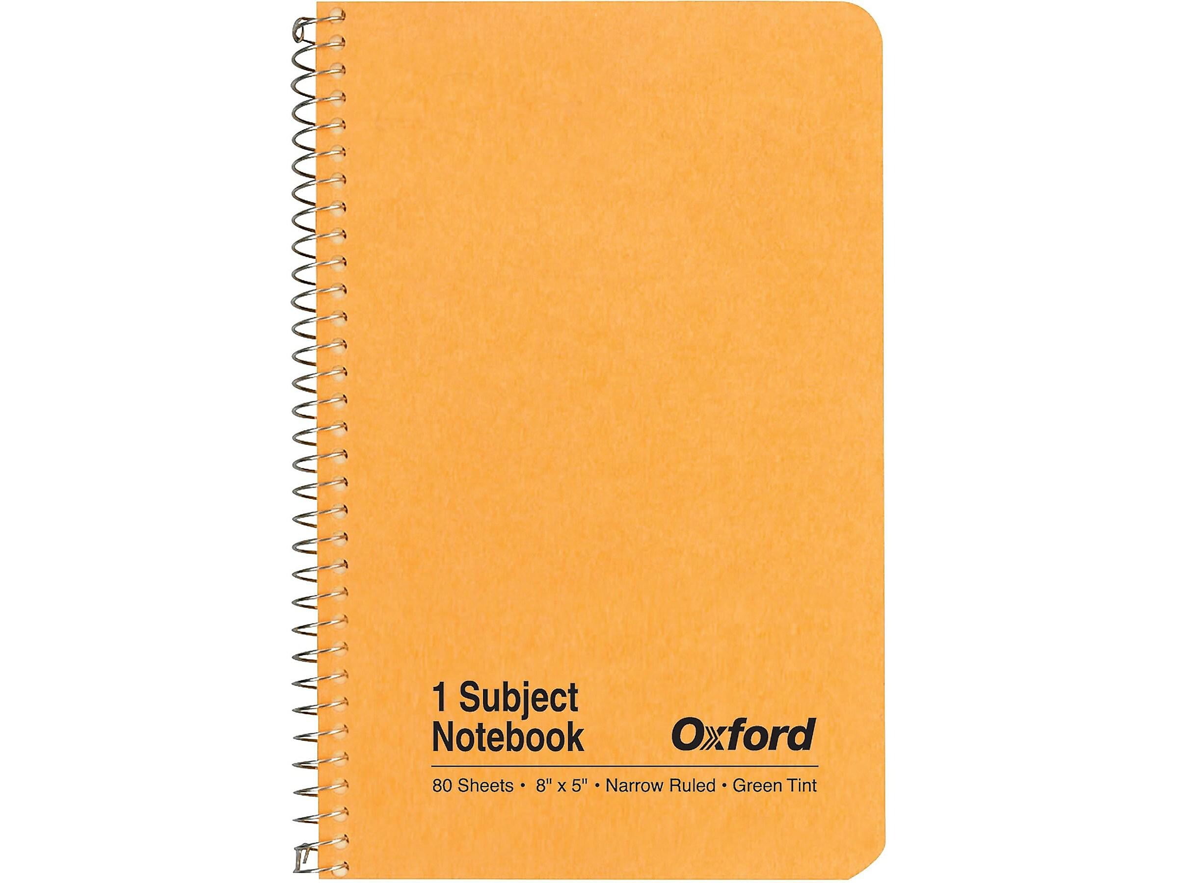 Oxford 1Subject Notebook 5" x 8" Narrow Ruled 80 Sheets 801068