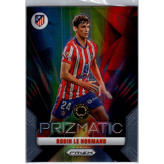 2025 Panini Prizm FIFA Club World Cup Prizmatic Robin Le Normand #2 Atletico De Madrid Soccer Card