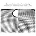 thumbnail image 4 of APS Compatible with Audi Q7 2007-2015 Main Upper Stainless Steel Black Mesh Grille Insert B75537H, 4 of 7