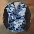 thumbnail image 1 of Blusas y camisas de manga larga con cuello redondo para hombre, sudadera con capucha de cuello redondo con cremallera y estampado, sudaderas de manga larga, blusa de poliéster para hombre, 1 of 4