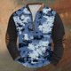 thumbnail image 1 of Blusas y camisas de manga larga con cuello redondo para hombre, sudadera con capucha de cuello redondo con cremallera y estampado, sudaderas de manga larga, blusa de poliéster para hombre, 1 of 4