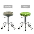 thumbnail image 5 of Pofeuu Daisies Flowers Print Round Bar Stool Covers - Super Soft and Washable Elastic Stool Cushion Slipcover Easy Clean Velvet-14 inch, 5 of 7