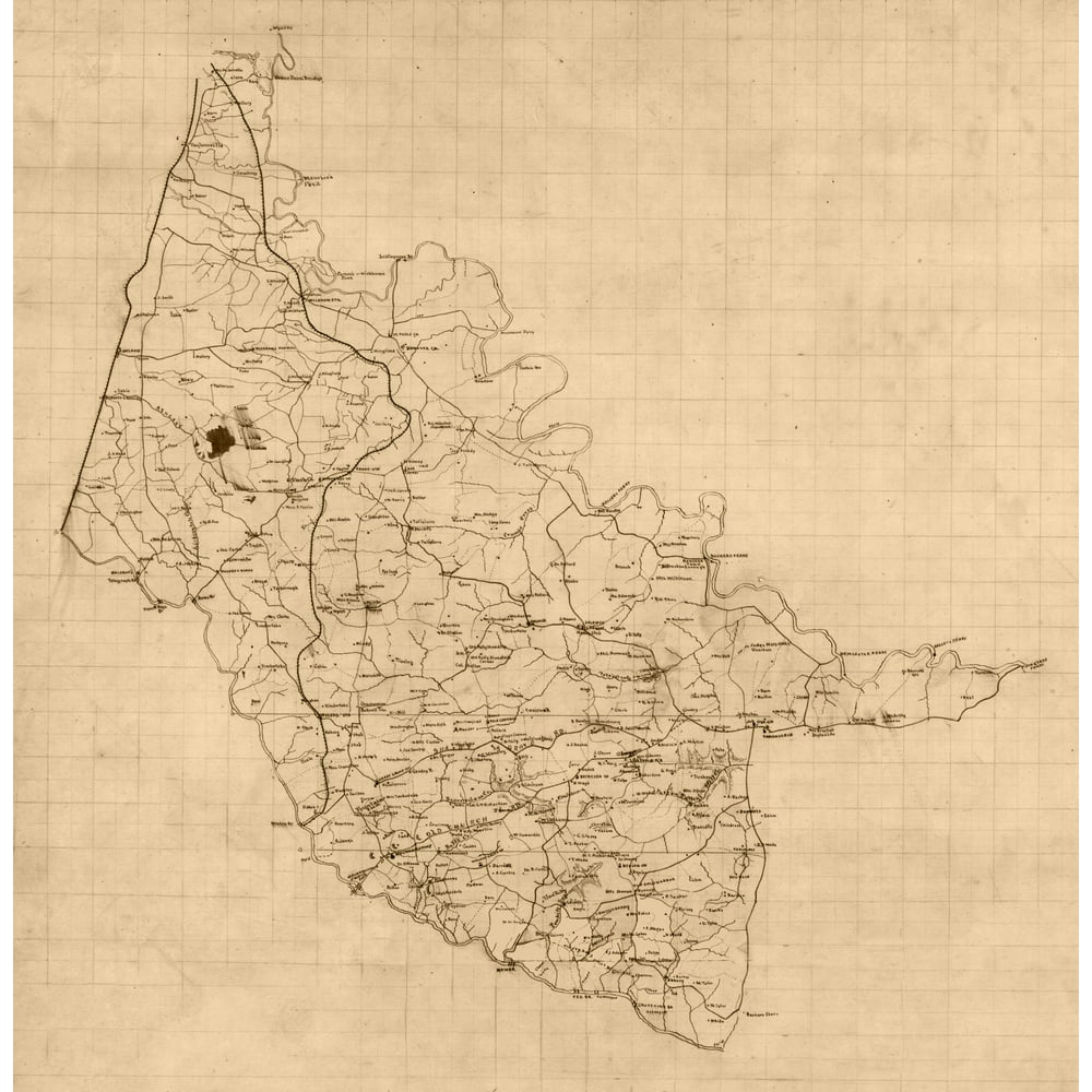 Hanover County Virginia 1860 x 23 x 23.57