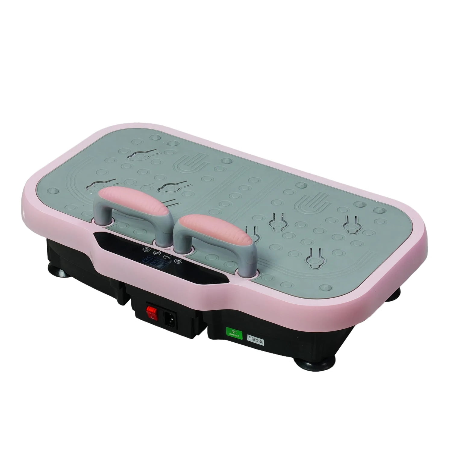 Whole Body Vibration Plate Exercise Machine with Dual Handles, 120 Speed Levels Fitness Platform for Weight Loss Lymphatic Drainage Home Gym Workout