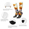 thumbnail image 3 of Honeii Colorful Wildflower Meadow Print Long Socks,Novelty Design Socks Gift for Men and Women,Crew Socks,Calf Socks, 3 of 6