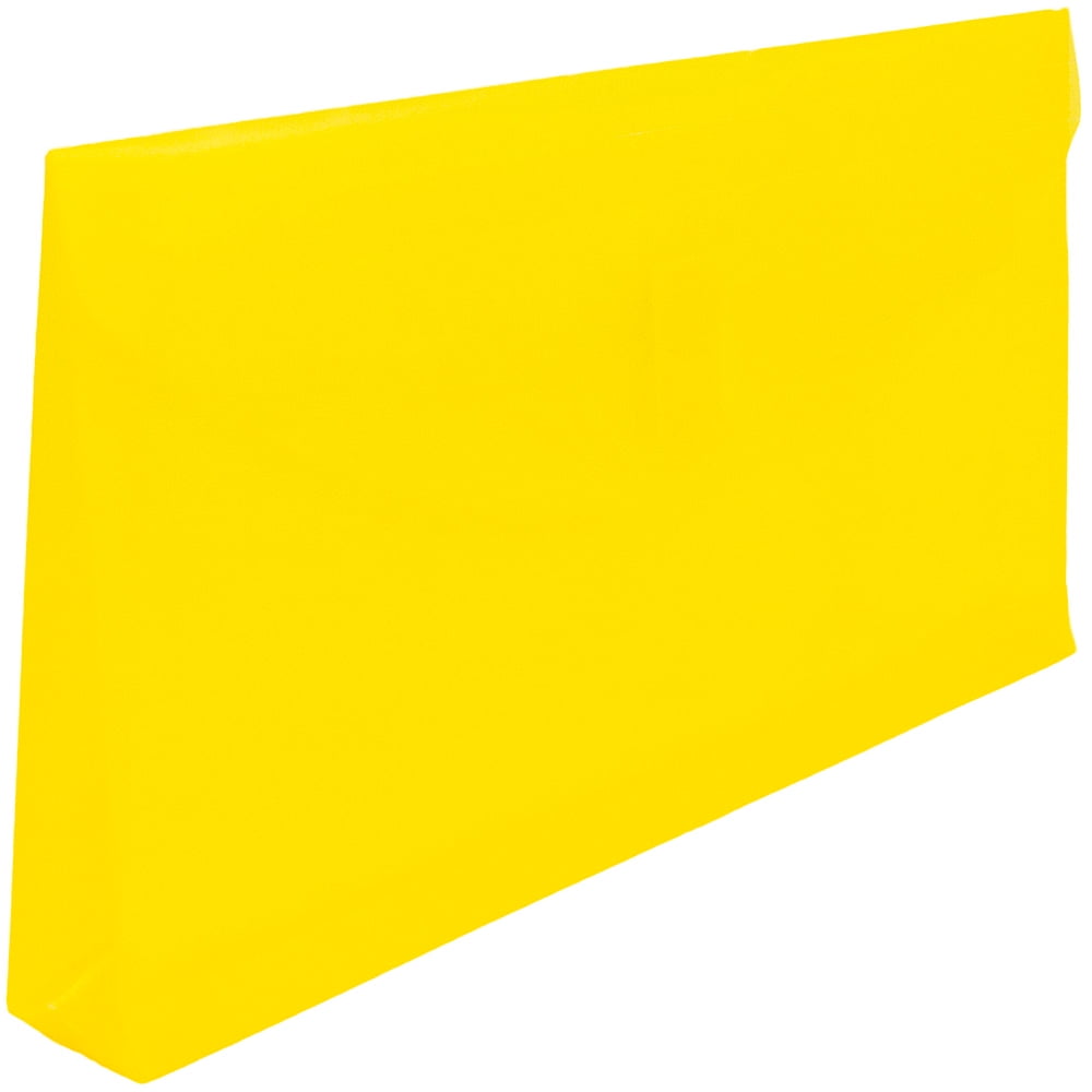JAM Paper Plastic Expansion Envelopes, Hook & Loop Closure, #10 Booklet Wallet, 5 1/4 x 10, 1 in Expansion, Yellow, 3/Pack