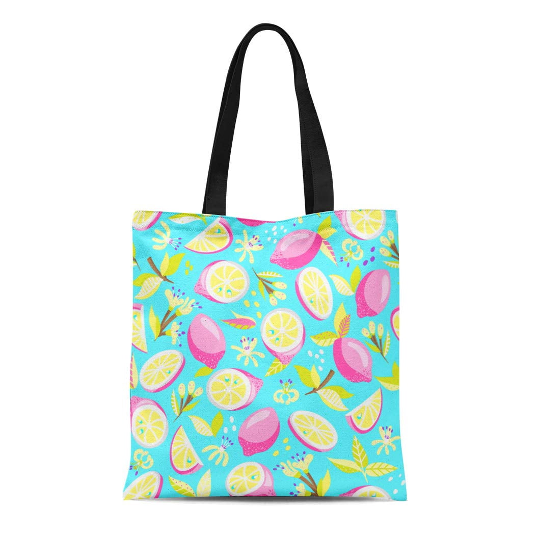 Bright pink tote bag hotsell