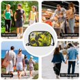 thumbnail image 7 of FORMRS Mini Crossbody Bag for Women Adjustable Shoulder Rope Travel Casual Phone Purse, Yellow Flowers, 7 of 7
