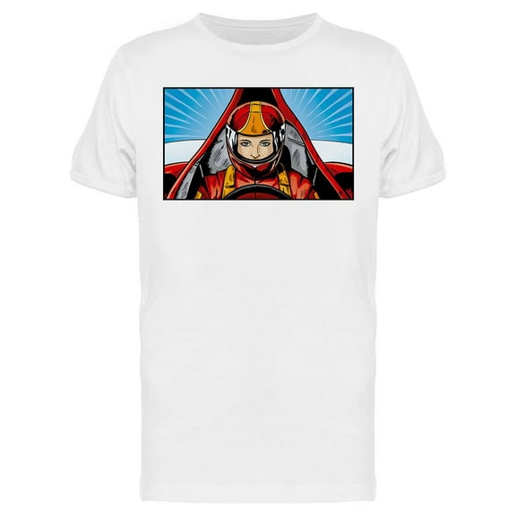 Comic Book Professional Driver T-Shirt Men -Image by Shutterstock, Male 3X-Large