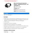 thumbnail image 2 of Rear Lower Rearward Control Arm Bushing - Compatible with 2009 - 2017 Volkswagen CC 2010 2011 2012 2013 2014 2015 2016, 2 of 2