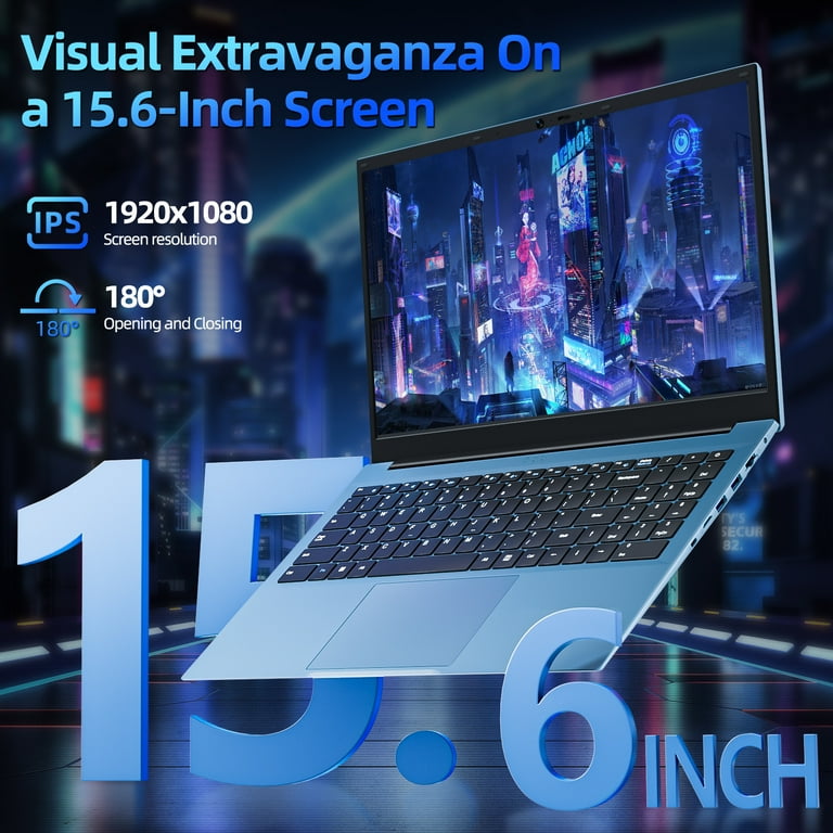 SGIN Laptop 17,3 Pollici Windows 11 | Intel Core I3-5005U, 4GB RAM, 128GB SSD | Batteria 8000mAh, Display IPS Full HD | Porta Type-C, WiFi 5G, Bluetooth | PC Portatile Per Lavoro E Studio